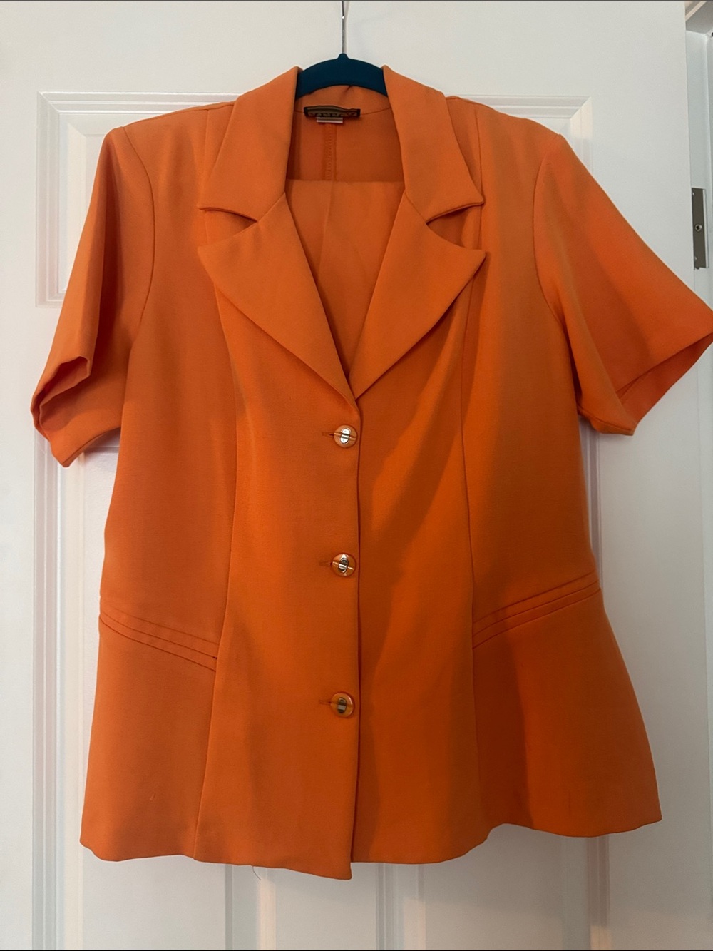 Elegant Orange Women's Pantsuit